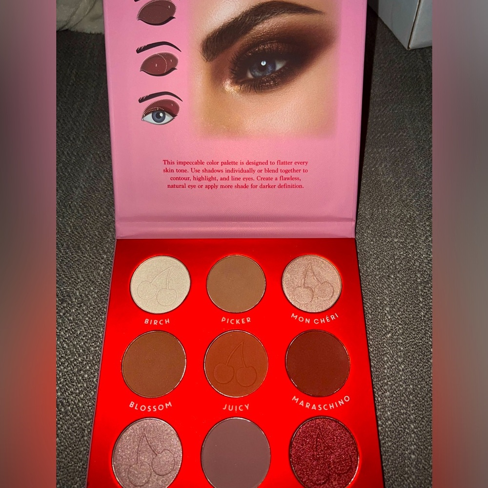 Marina & Demme I love you cherry much eyeshadow palette.